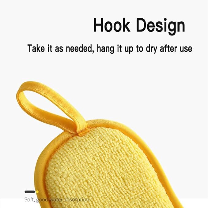 Dish Sponge Kitchen Sponges, Scrub Sponges, Double Sided Cleaning, Non Scratch - Image 8