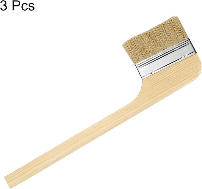HARFINGTON Paint Brush 3Pcs 4" Brush Width Reusable Variety Angled Bend Brushes - Image 3