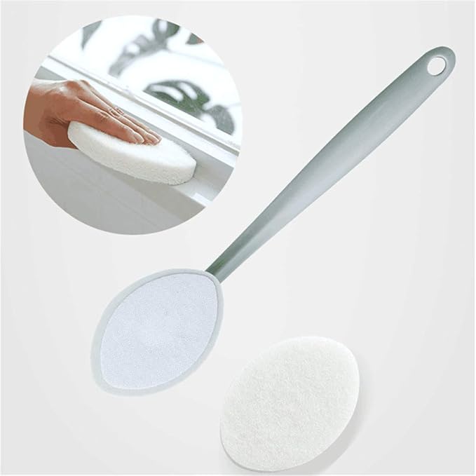 Bathtub Cleaning Brush Handheld Toilet Sponge Brushes Floor Ceramic Tile - Image 3