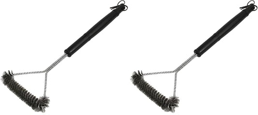 Chef Craft Select BBQ Grill Brush, 18 Inch, Stainless Steel/Black by ChefCraft