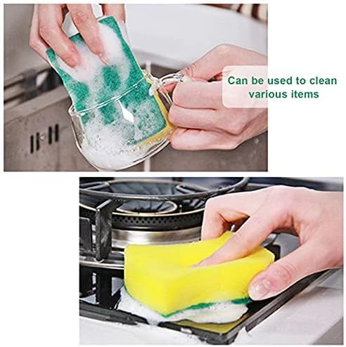Sponge Individually Wrapped Kitchen Dishwashing Sponge, Non Scratch Scouring Pad - Image 6