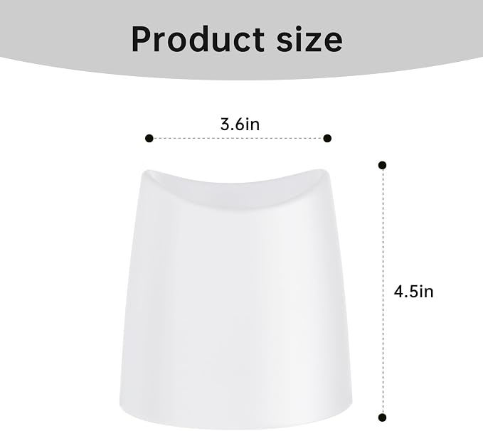 Toilet Brush Holder Only, The Crisp White Toilet Brush Holder is Suitable - Image 5