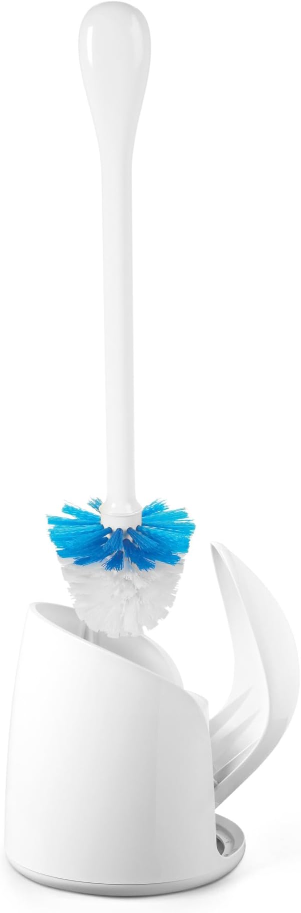 OXO Good Grips Compact Toilet Brush & Canister, Toilet Bowl Brush and Holder by OXO