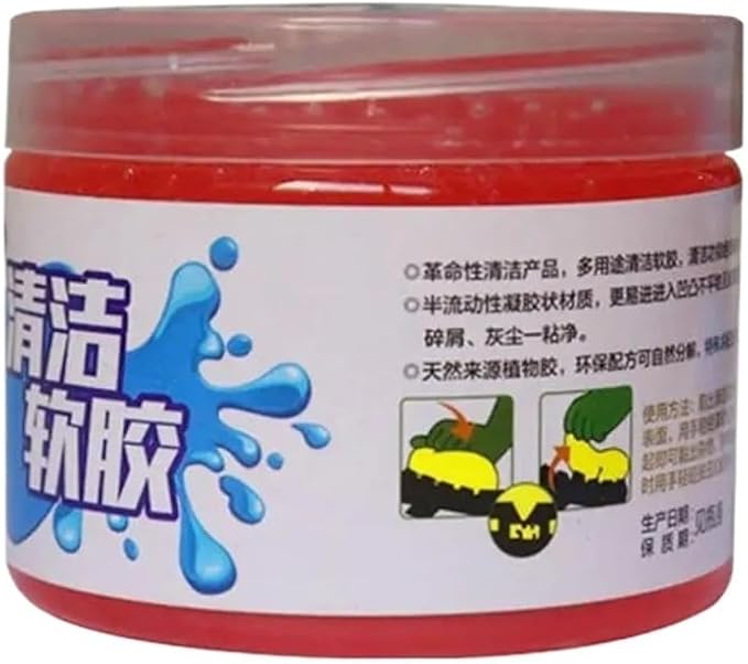 4-Colors Reusable Car Cleaning Gel by Ouyniei