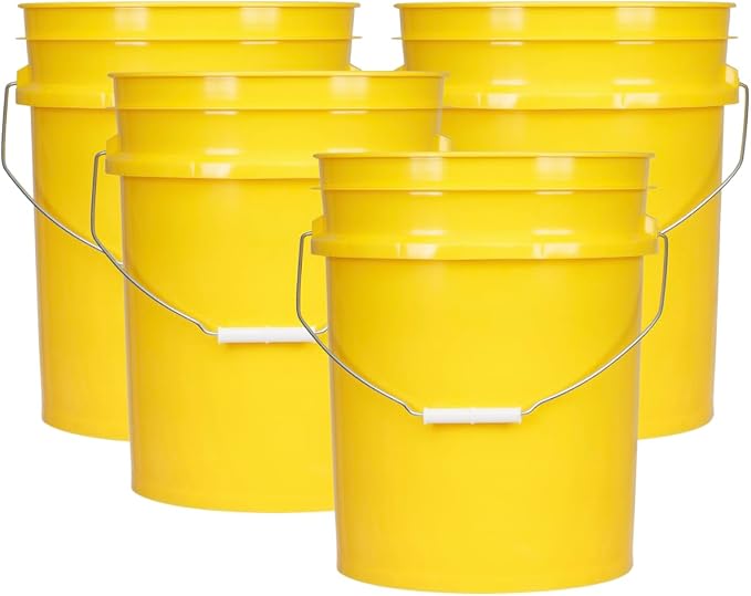 House Naturals 5 Gallon Premium HPDE Plastic Bucket by House+Naturals