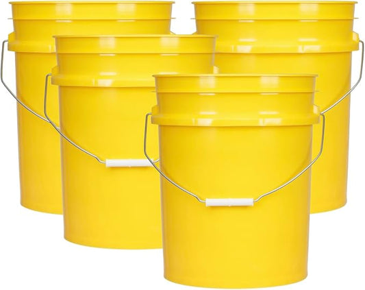House Naturals 5 Gallon Premium HPDE Plastic Bucket by House+Naturals