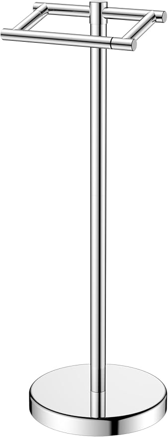 FORIOUS Toilet Paper Holder Wall Mount, Stainless Steel Rustproof Double Post by FORIOUS