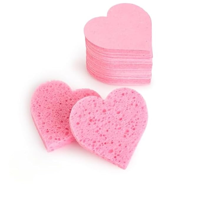 Facial Sponges Compressed Natural Cellulose Sponge by Fushay