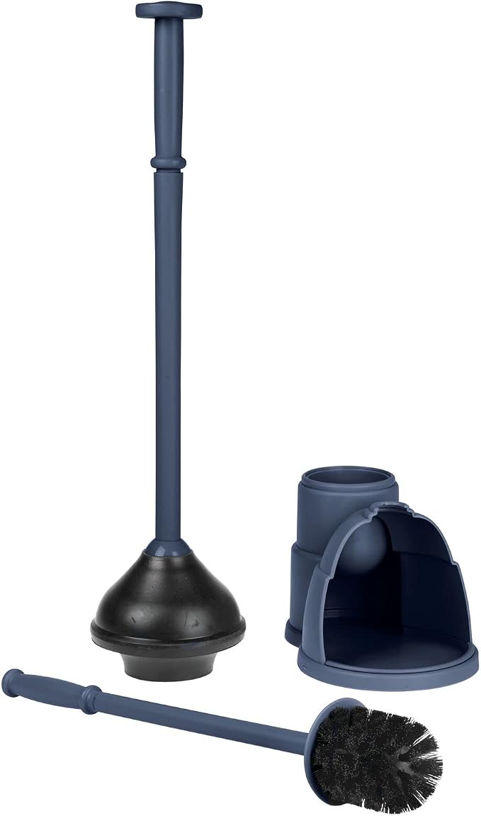 mDesign Plunger and Brush Set for Toilet Bowl - Image 6