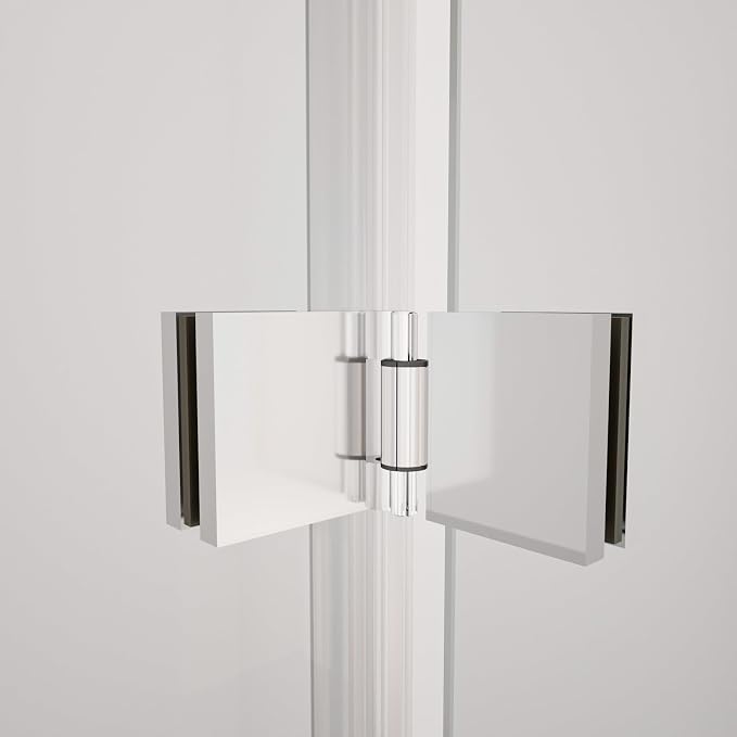Royal Guard Bifold Shower Door, Pivot Swing Shower Door, Chrome Finish - Image 7
