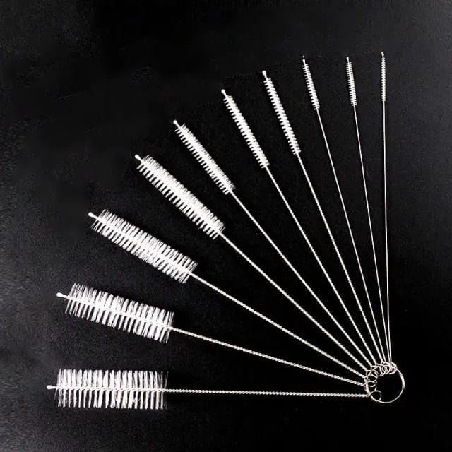 10 Pcs Nylon Straw Cleaning Brush Set – Bottle Pipe Cleaner Brushes by Unknown