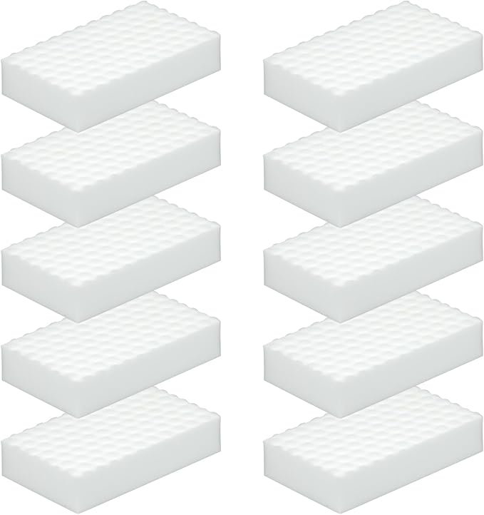 10Pcs Melamine Foam Sponge, 2X Density Magic Cleaning Eraser, Durable by Unknown