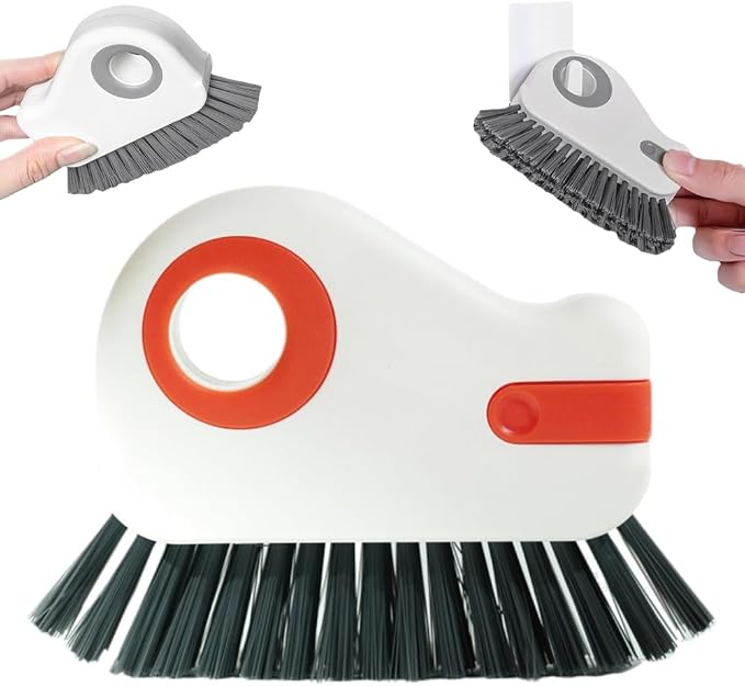 2 in 1 Groove Cleaning Brush Window Track Cleaning Tools, 2024 New Hard Bristle by Pousbo