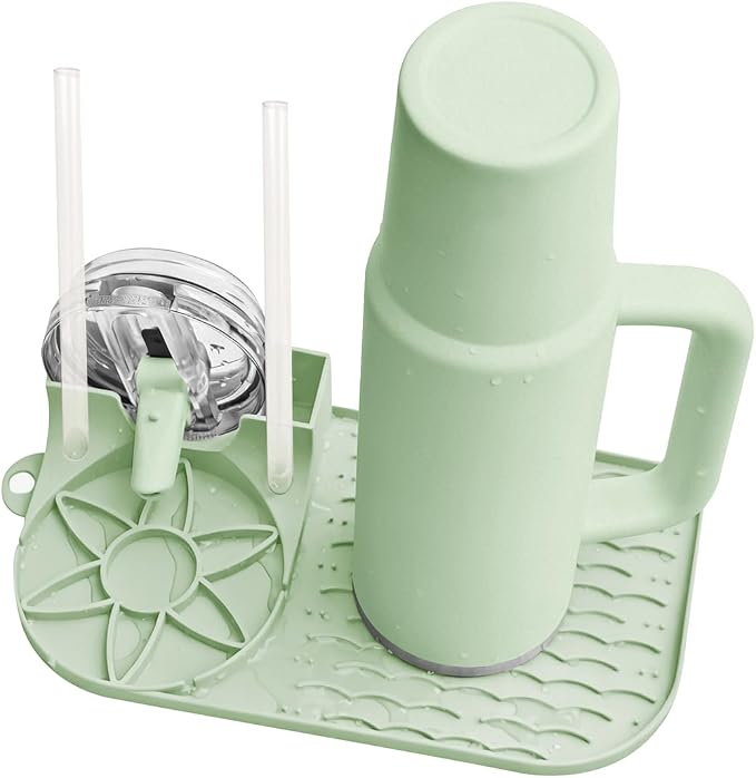 Bottle Drying Rack, Draining Mat by Unknown