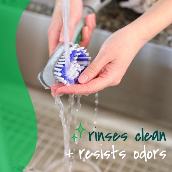 Scotch-Brite Odor Resist Soap Control Dishwand Brush, Non-Scratch Cleaning Brush - Image 6