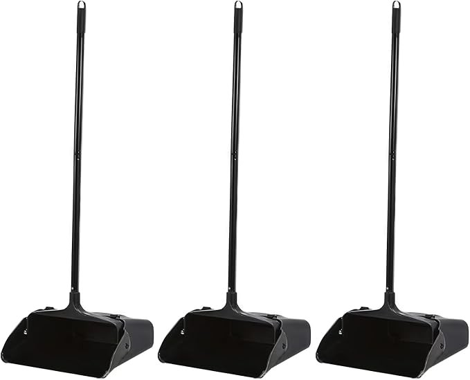 3-Pack Commercial Upright Dust Pan by PrimeroBasics