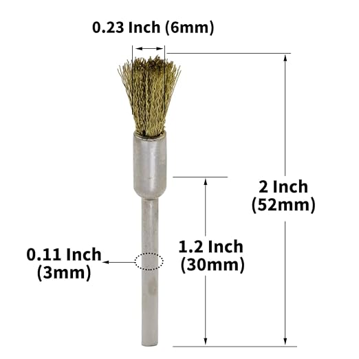 20PCS Brass Wire Brushes - Image 4