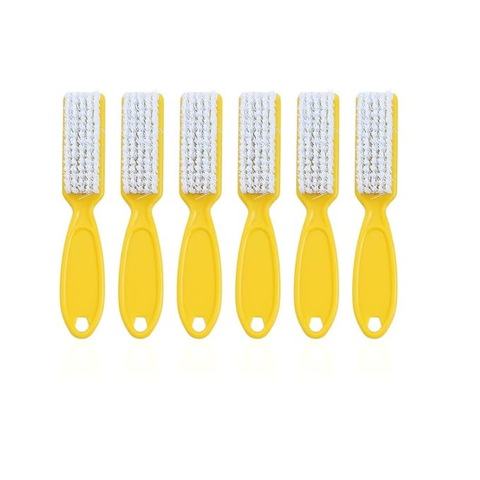 6Pcs Nail Brush for Cleaning Fingernails, Handle Grip Cleaning Brush for Nail by SQULIGT