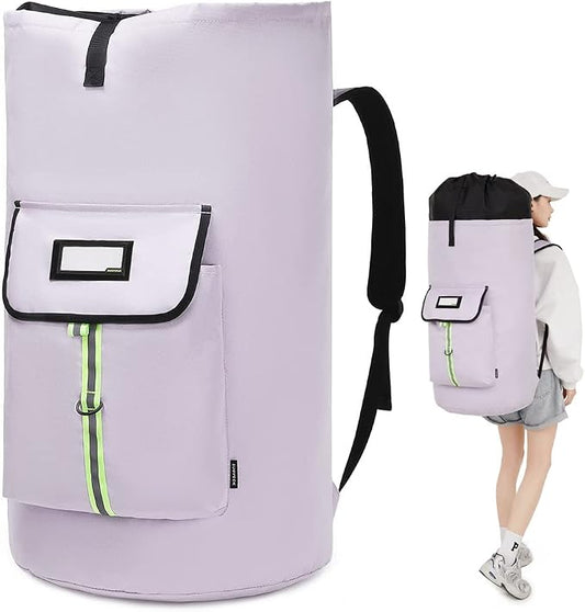 laundry bag backpack, extra-large heavy duty laundry bags, laundry backpack by SUOVOCK