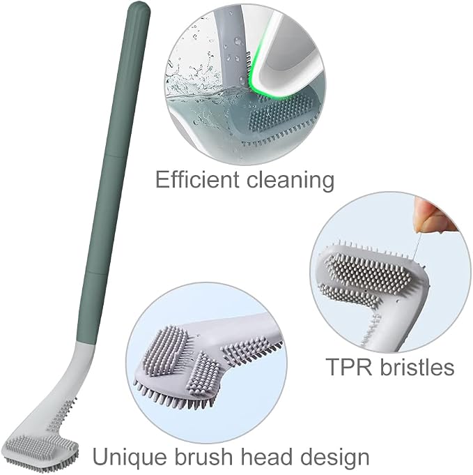 Toilet Brush, Long Handle Golf Toilet Brush - Image 4