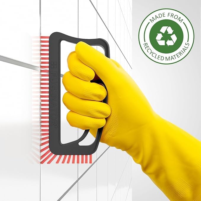 Fuginator Scrub Brush for Tile and Grout: Stiff Nylon Bristle Scrubbing Brush - Image 2