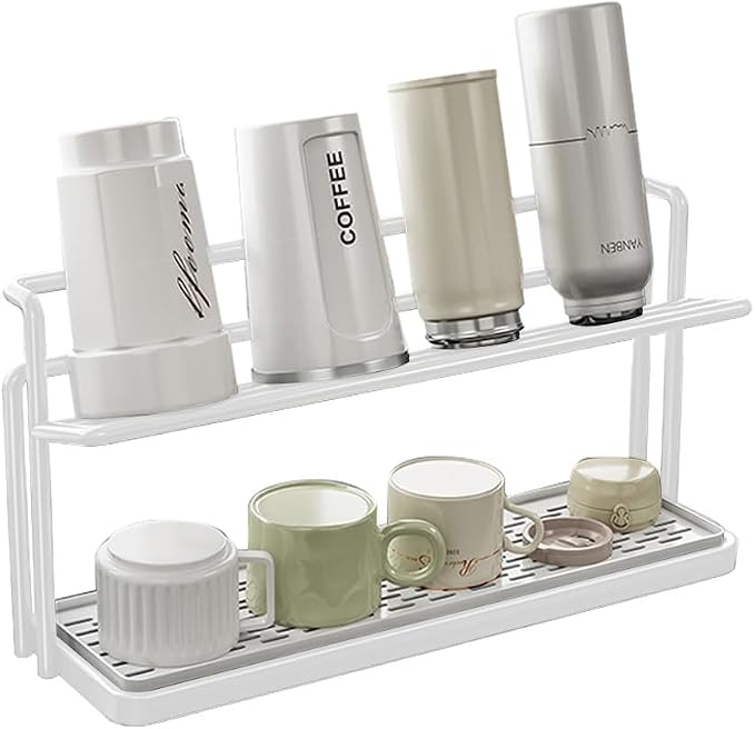 2-Tier Space-Saving Drain Rack by HZBL-LPHardware