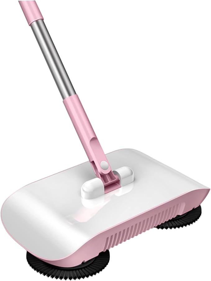 Naisicore Carpet Sweeper Manual, 2 in 1 180 Degree Rotating Hand Push Sweeper by Naisicore