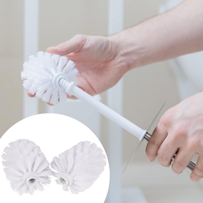 EKDJKK 2PCS Toilet Bowl Brush Replacement Head, Toilet Brush Head Replacement - Image 8