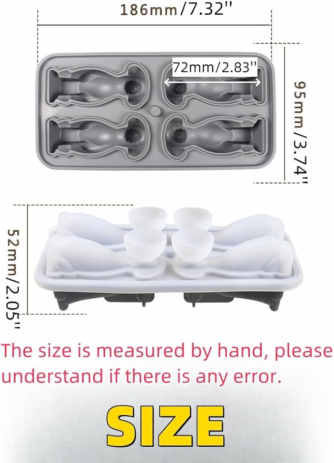 Cute 3D Labrador Dog Silicone Ice Cube Tray Mold Cartoon Animal Ice Box BPA-Free - Image 2