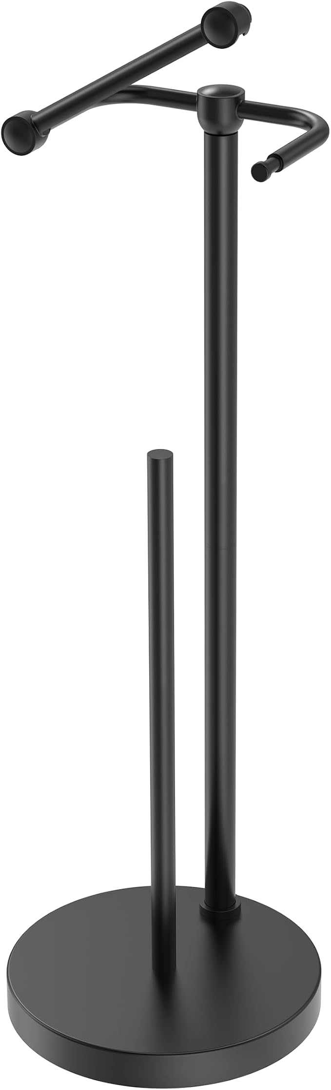 Toilet Paper Holder Stand, Post Pivoting Design Free Standing Toilet Paper by ElevateYourSpaceChooseRARXTR