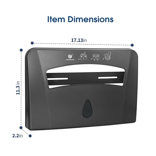 Toilet Seat Cover Dispenser, Wall Mounted Toilet Seat Cover Disposable Paper - Image 3