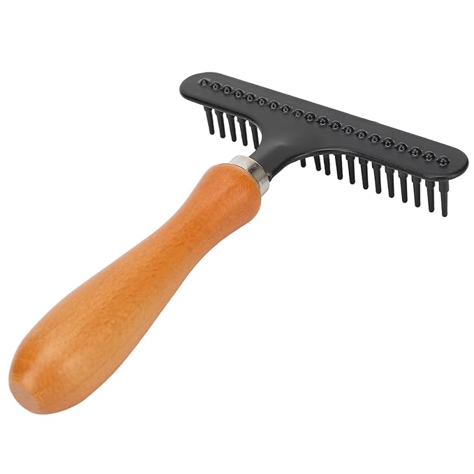 Carpet Rake, Portable Stainless Steel Handheld Carpet Rake Cleaning Grooming - Image 6
