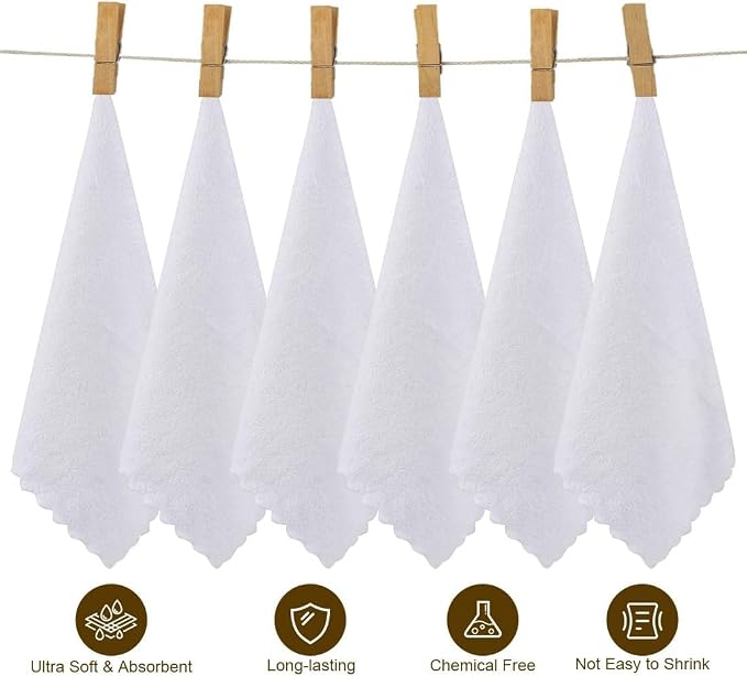 Orighty Ultra Soft Washcloths 12 Pack, Premium Microfiber Towel Sets 12 x 12 - Image 3