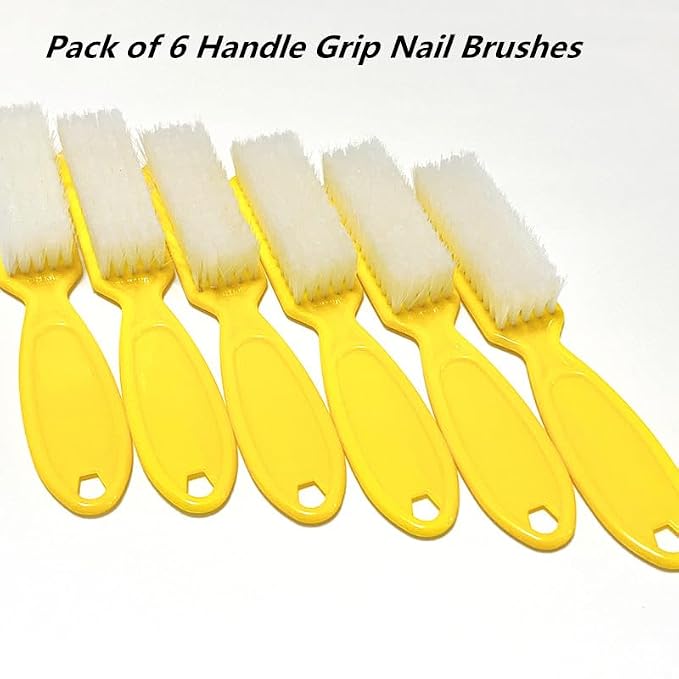 6Pcs Nail Brush for Cleaning Fingernails, Handle Grip Cleaning Brush for Nail - Image 5