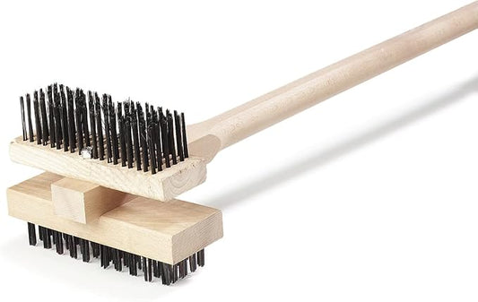 Carlisle FoodService Products Stainless Steel Double Broiler King Grill Brush - Image 2