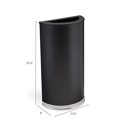 Safco Trash Can, 15 Gallon Garbage Bin - Image 6