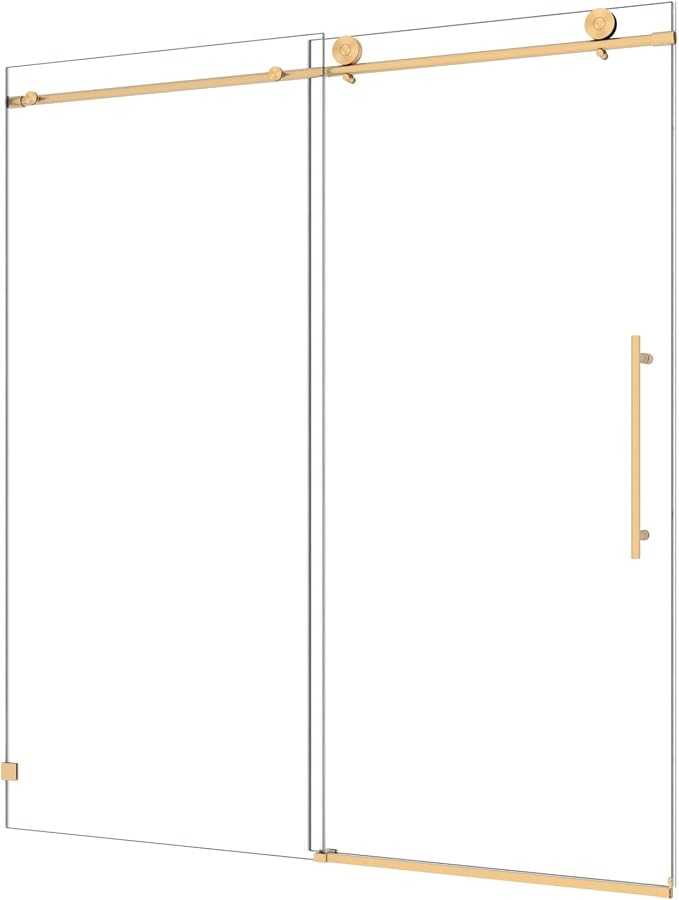 Favfurish Single Sliding Shower Door, Bathroom Glass Door - Image 7