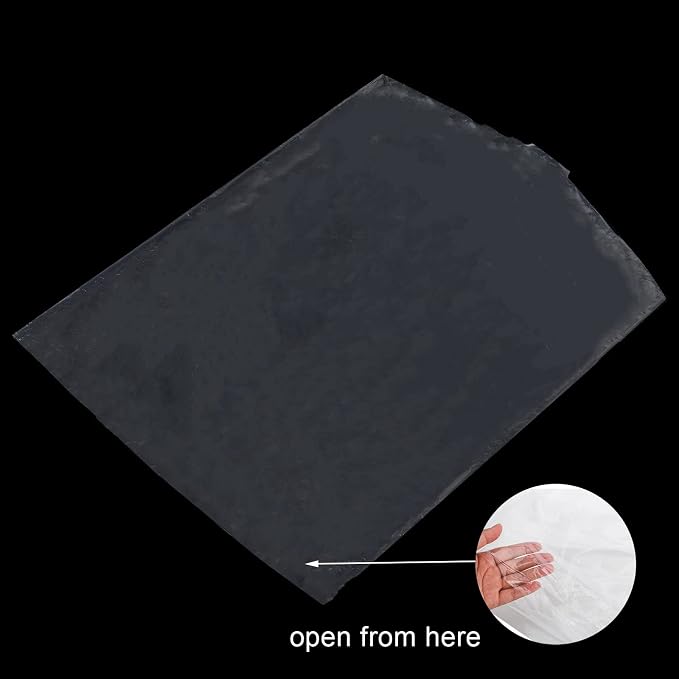AVLA 50 Pack Plastic Garment Bags, Transparent Hung Clothes Dust Cover - Image 8