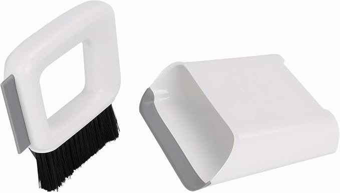 Mini Dustpan and Brush Wisp Broom and Dustpan Portable Handheld by JGA+JOGGING+ARM