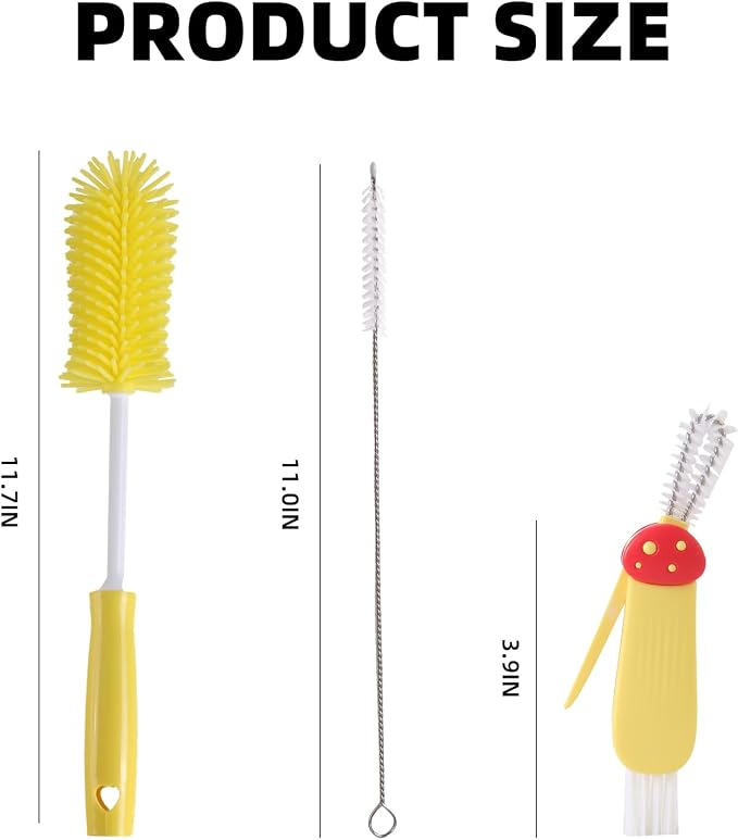 3 Pack Cleaner Brush Kit for Stanley, Bottle Cleaner Brush Set - Image 2