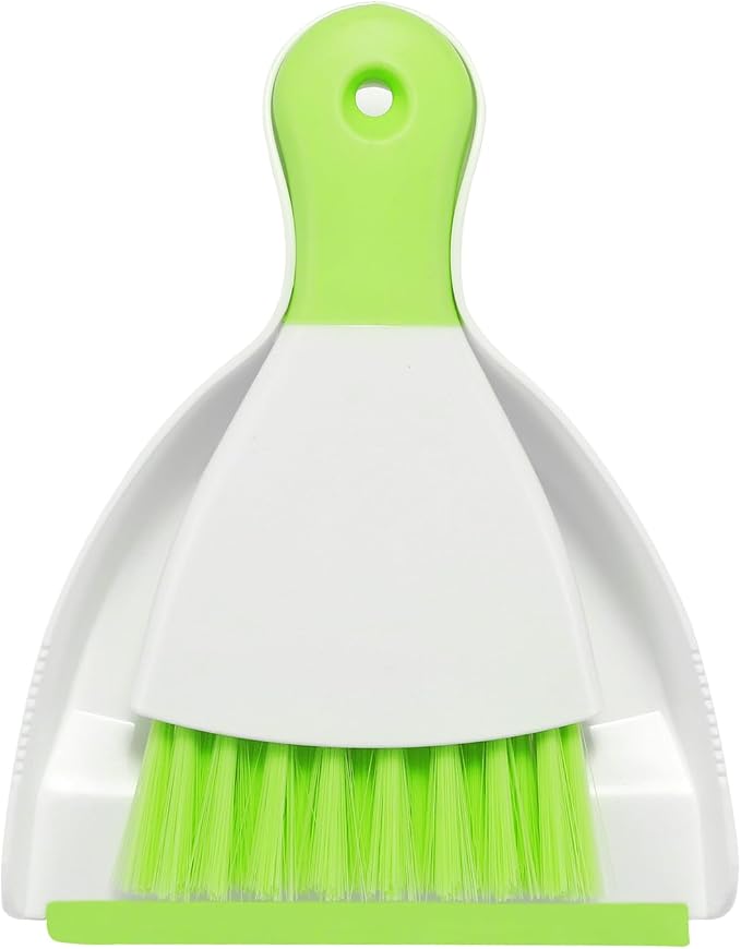 NACENA Mini Dustpan and Brush Set, Small Broom and Dustpan Set Dust Pan and by NACENA