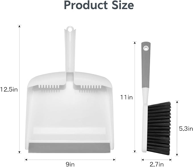 SetSail Mini Broom and Dustpan Set, Portable Cleaning Brush and Dustpan Combo - Image 2