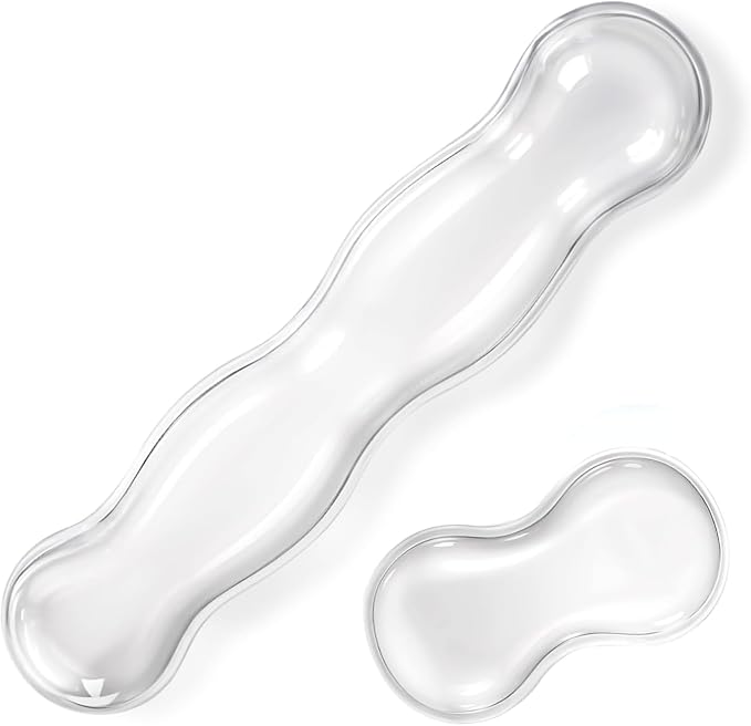 Clear Gel Wrist Rest for Keyboard and Mouse Soft Comfortable Wrist Support for by Unknown