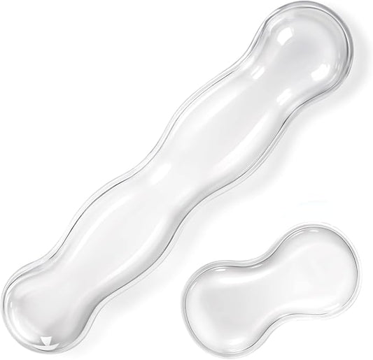 Clear Gel Wrist Rest for Keyboard and Mouse Soft Comfortable Wrist Support for by Unknown