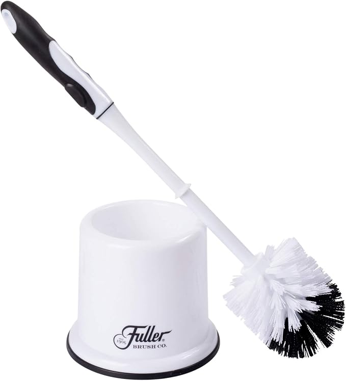 Fuller Brush Toilet Bowl Brush in Caddy Set – 16-Inch Long Handle Brush – Heavy - Image 5