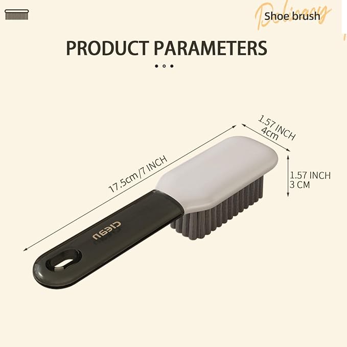 2 Pack Shoe Brush, Shower Cleaning Brush, Scrub BrushComfort Grip, Kitchen - Image 7