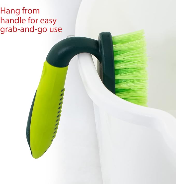 Pine-Sol Heavy Duty Scrub Brush – Comfort Grip | Iron Handle Design | - Image 3