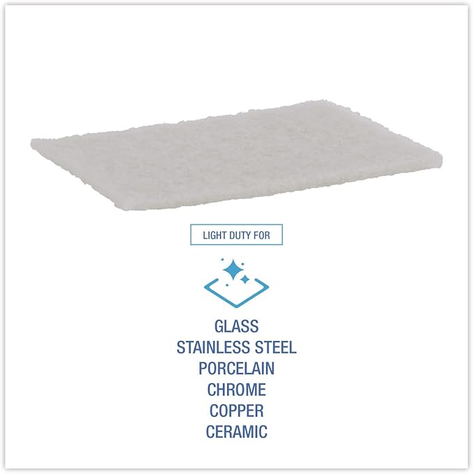 Boardwalk 98BWK LD 6 in. x 9 in. Light Duty Scour Pad - Image 7