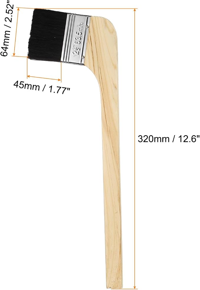HARFINGTON Paint Brush 3Pcs 2.5" Brush Width Reusable Variety Angled Bend - Image 2