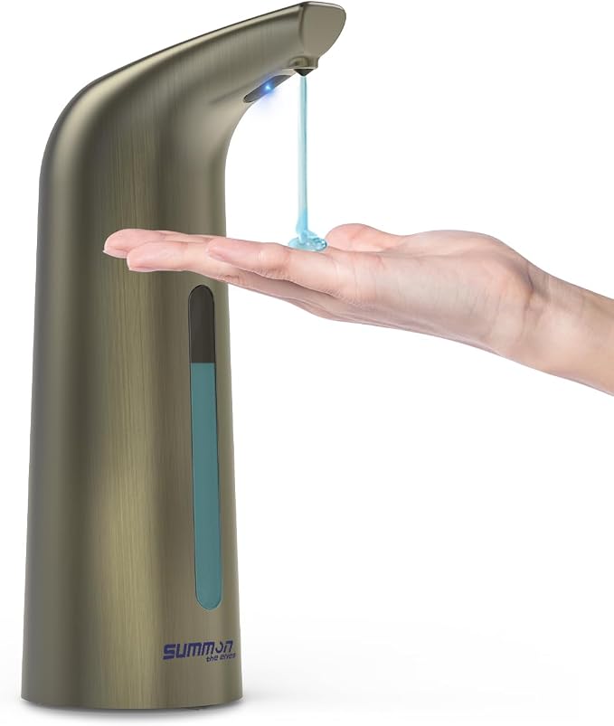 Automatic Liquid Soap Dispenser Touchless, 400ML Modern Dish Soap Dispenser by summontheelves
